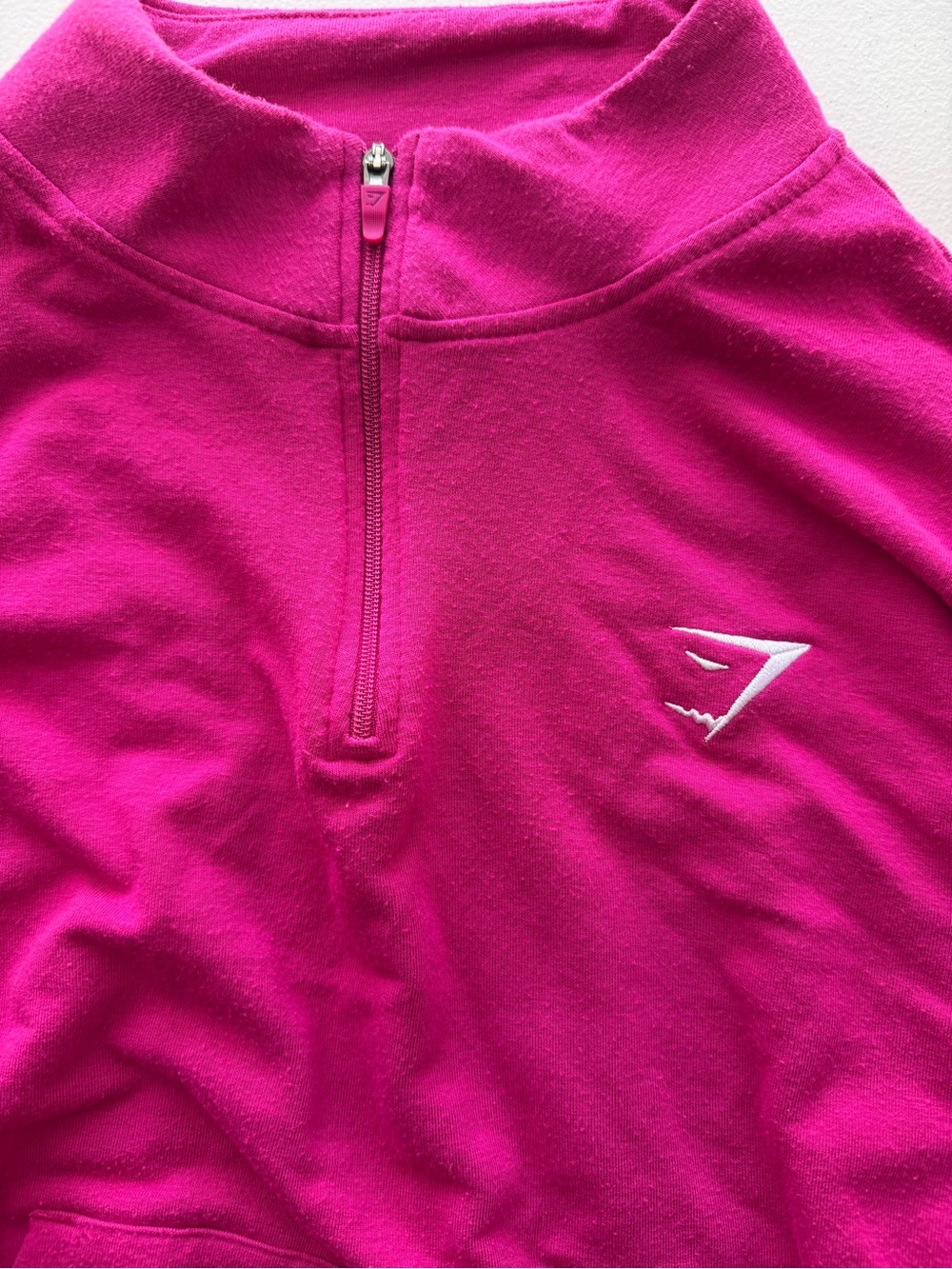 Gymshark Pippa Training Pullover Dragon Pink Quarter Zip Size L - Picture 7 of 7